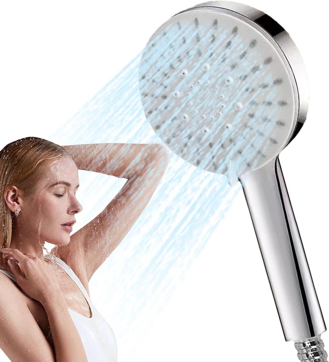 Handdouchekop - Hogedrukdouche - Verkwikkende Douche - 5 Sproei-instellingen - 286 x 146 c