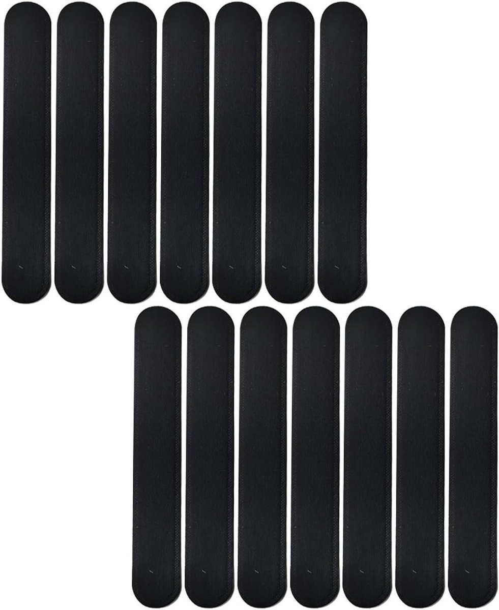 Zweetabsorberende Pads - Hoedbeschermers Zweet - Buitenactiviteiten Comfort - Non-woven Materiaal - 30 Stuks - Zwart