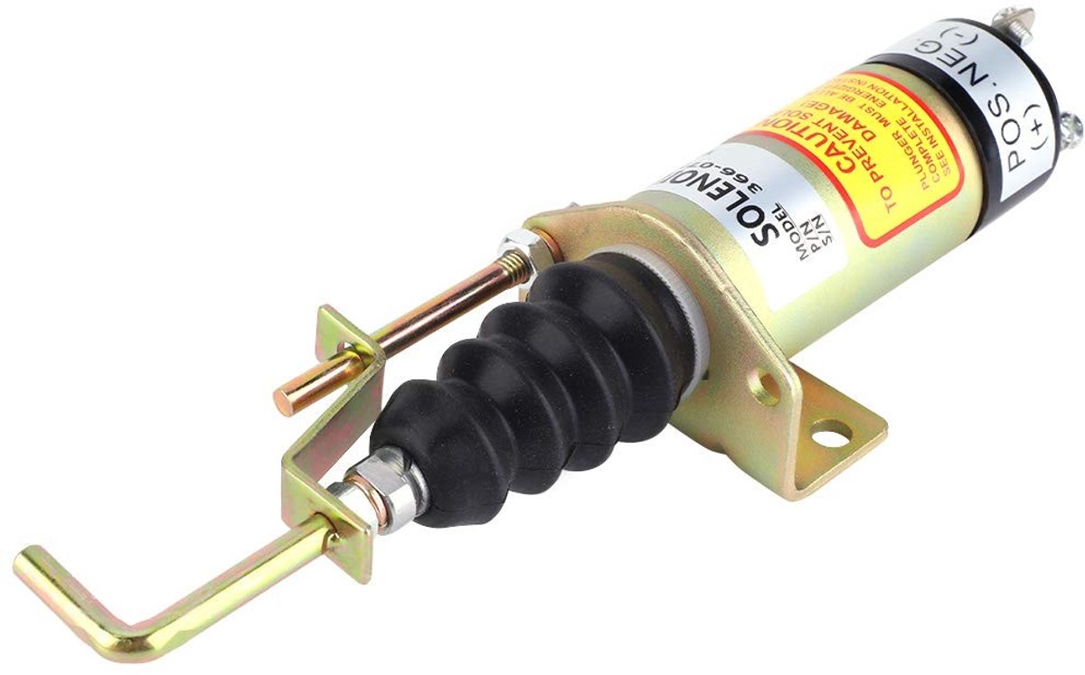 Dailygoods - Generator Uitschakeling Magneetventiel - Brandstofuitschakeling - Betrouwbaar en efficiënt - Geschikt voor diverse machines - Stroomuitva