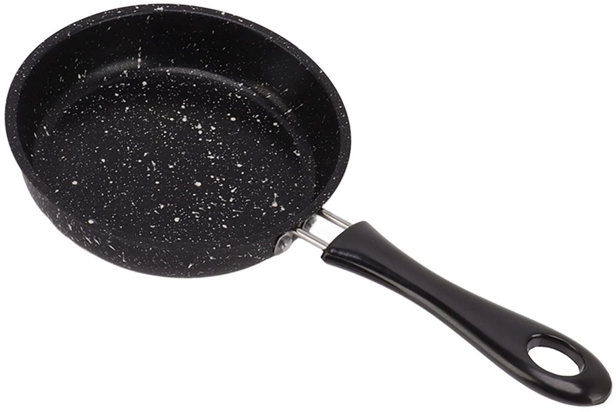 Dailygoods - Roestvrijstalen Eierpan met Anti-aanbaklaag 18CM