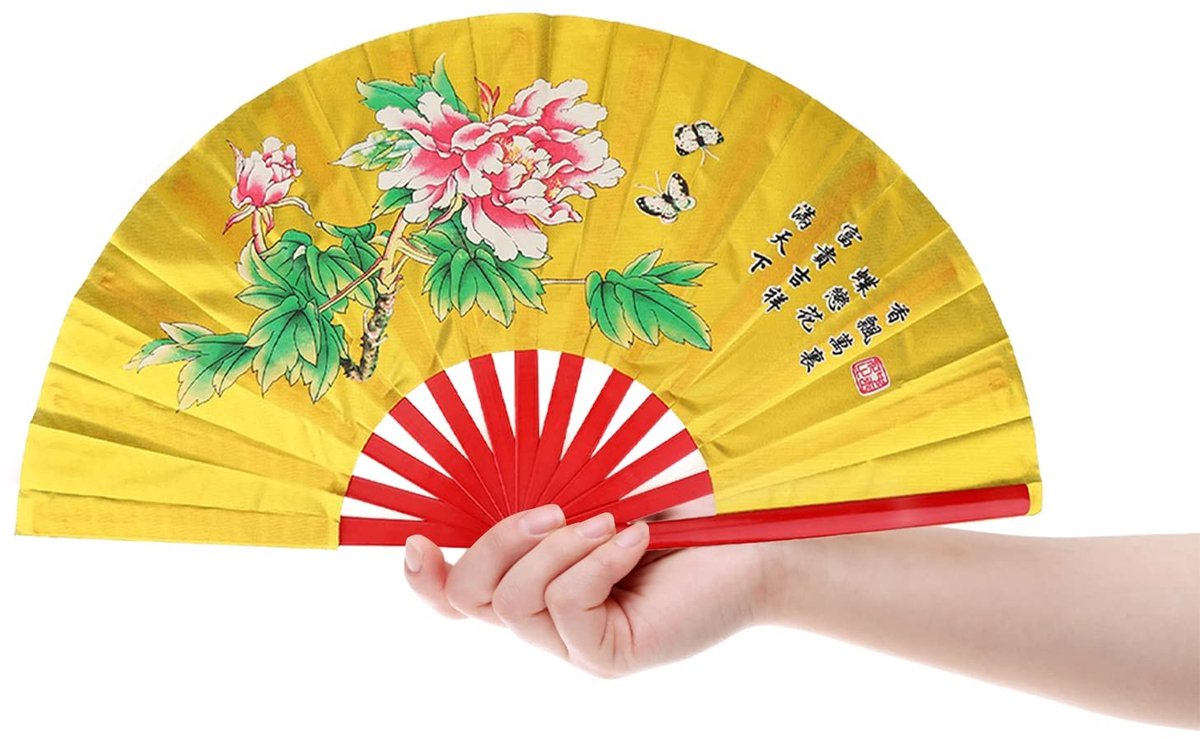 Dailygoods - Opvouwbare Tai Chi Ventilator voor Vechtsport en Dans