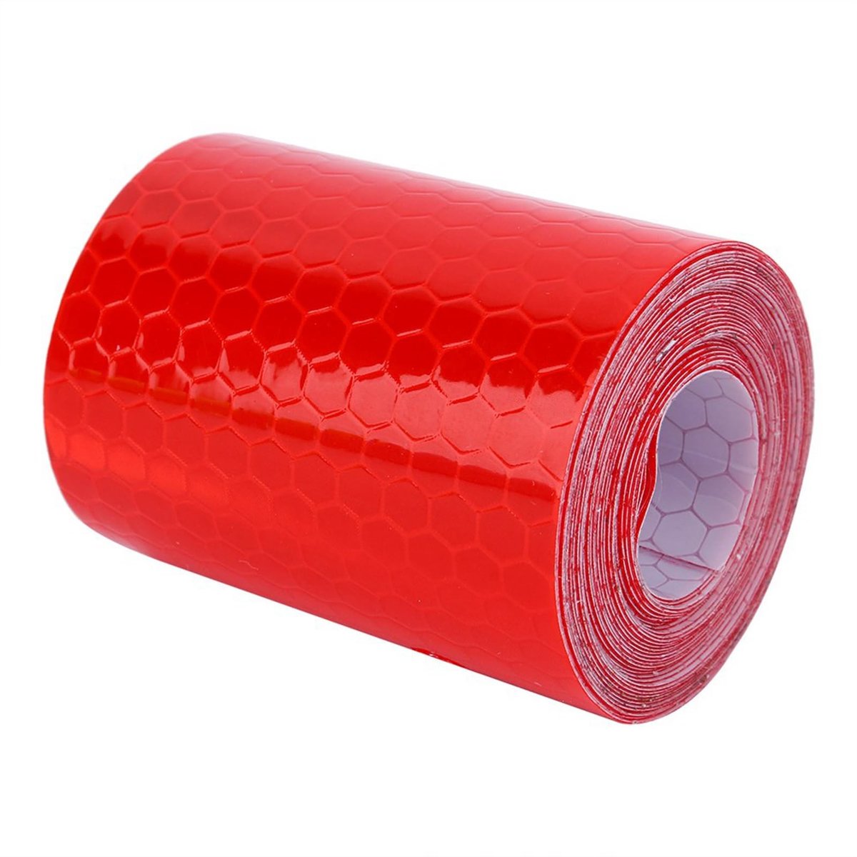 Dailygoods - Innovra - Cosensi - Dailygoods - Dailygoody - Reflecterende Tape - Waterdichte Waarschuwingstape - Opvallende Verkeersafzetting - 5x300cm - Zelfklevend - Voor Vrachtwagens en Trailers