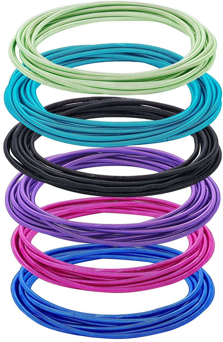 Dailygoods - Set van 60 Gitaar String Armbanden in 6 Kleuren