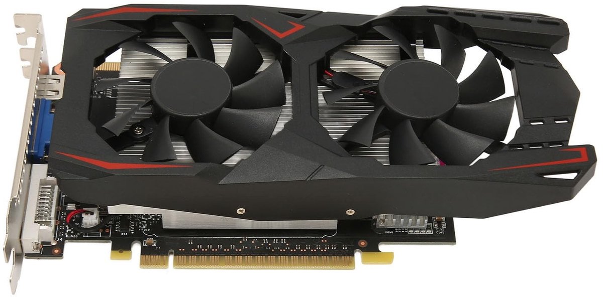 Dailygoods - Grafische Kaart 2G GDDR5 voor Gaming met Koelventilatoren
