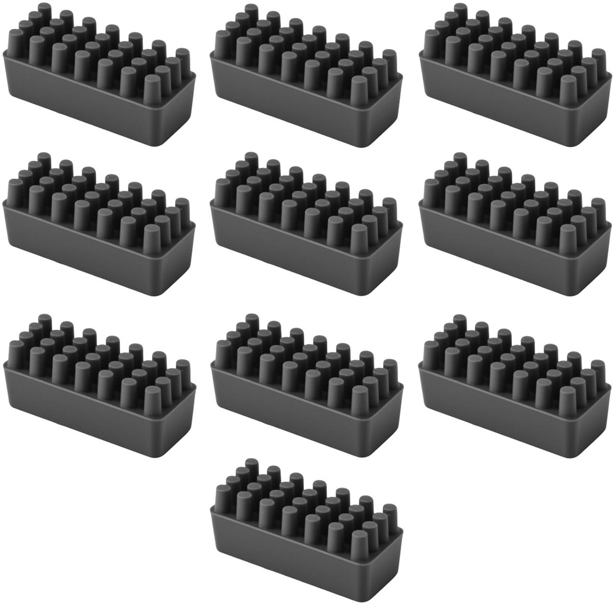 Set van 10 Siliconen Mondborstels voor 3D Printers, Reinigingsgereedschap, Mondstukken en Schoonmaakborstels voor Bambu P1/X1