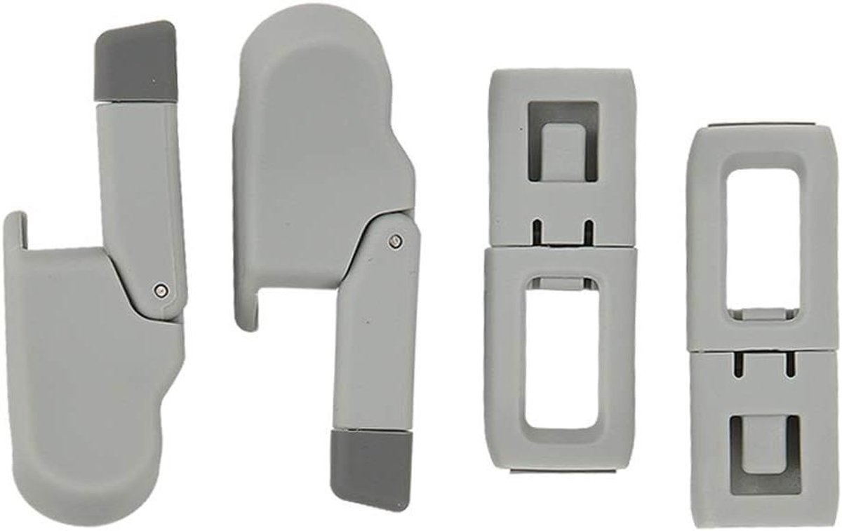Drone landingsgestel - Verhoogde steunen - Stabiel landen - Lichtgewicht nylon - 50 Gram - Grijs