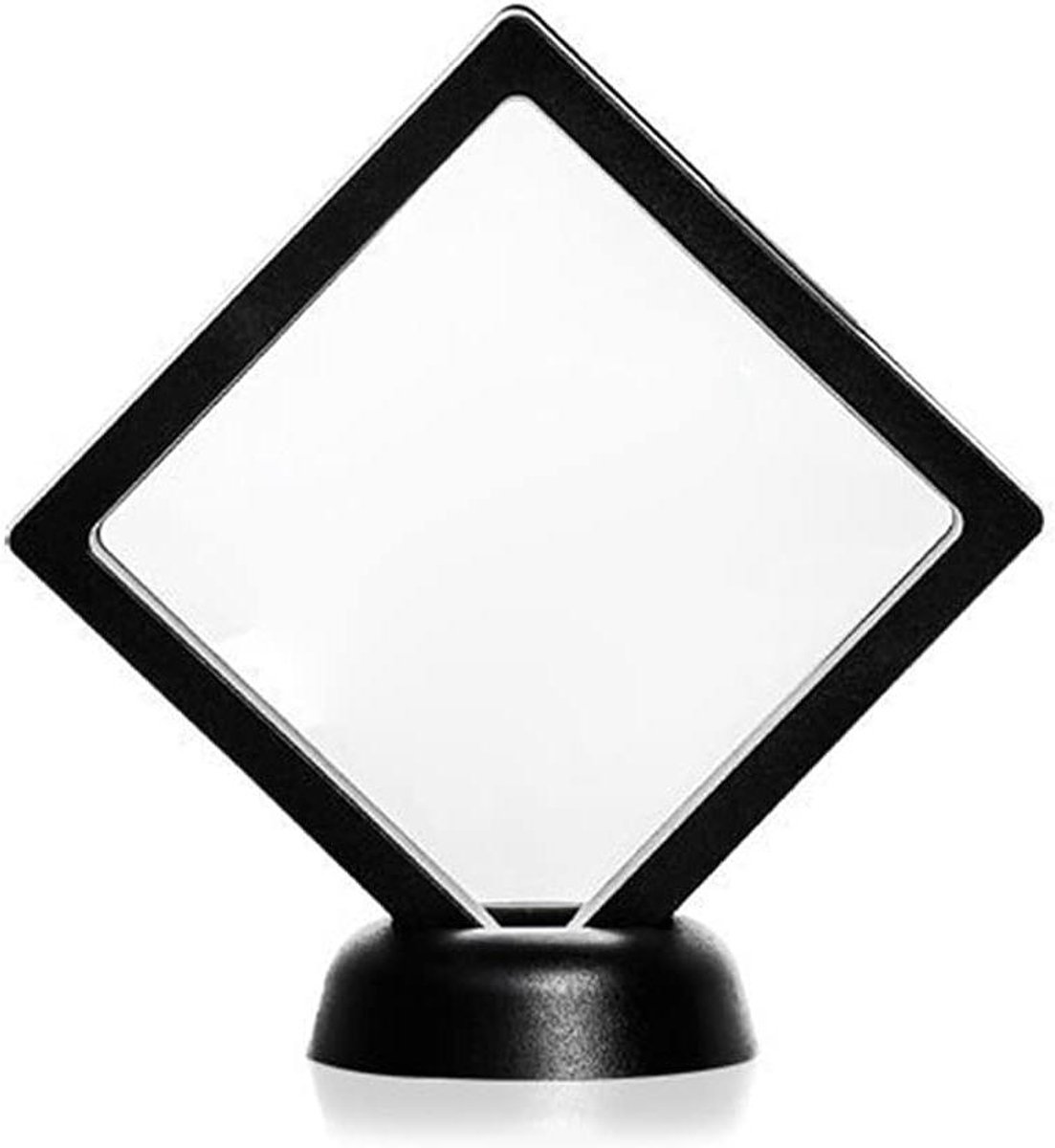 Display Standaard - Zwevende Houder - Sieraden Presenteren - Ronde Vorm - 15 cm Hoog - Zwart