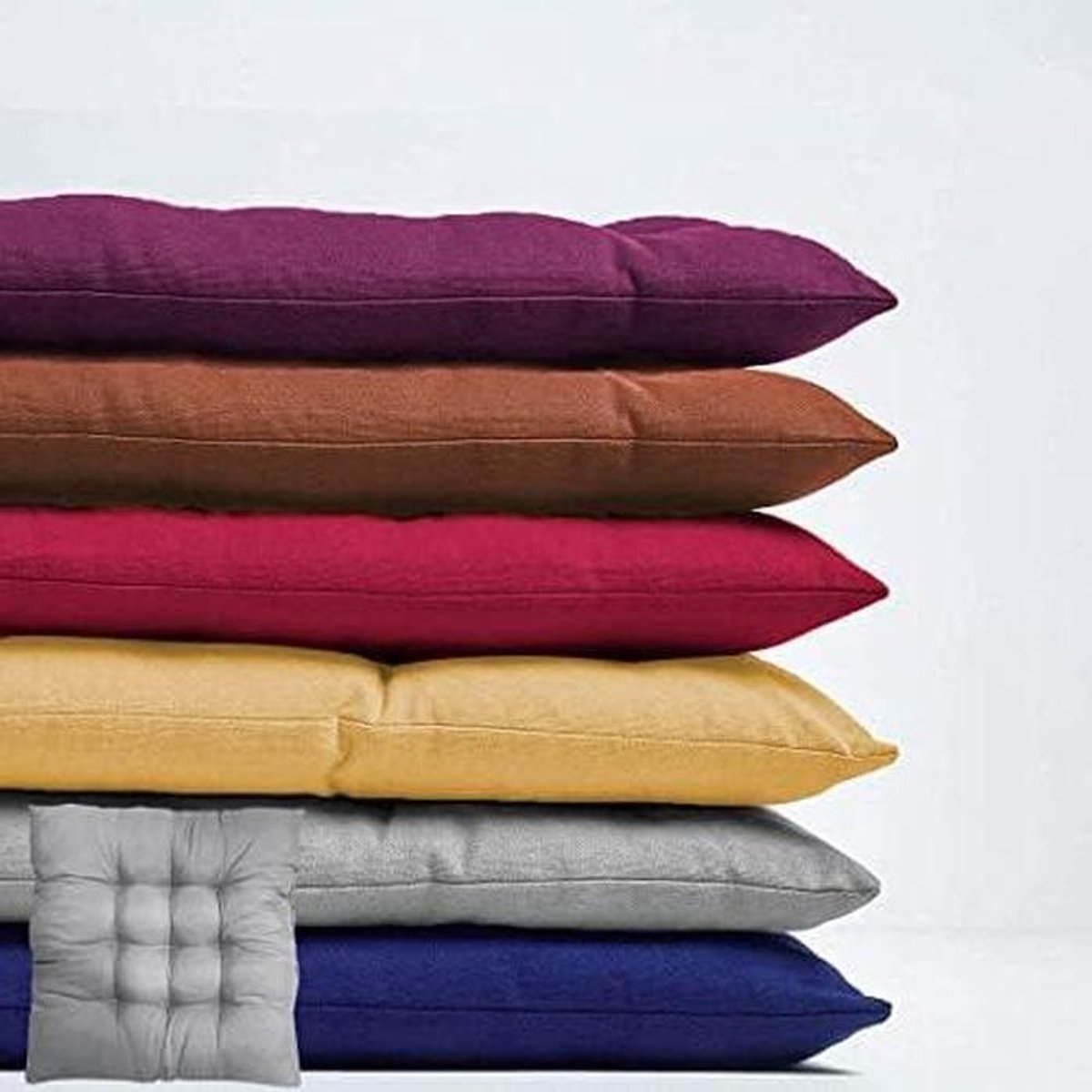 Tuinbank Kussen - Zitkussen Bank - Buiten Ontspannen - Zachte Vezel Vulling - 160 x 55 cm - Bruin