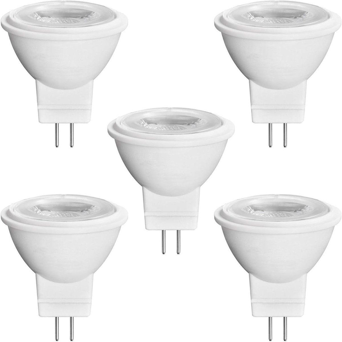 LED Lampen - Spotjes GU10 - Accentverlichting - Energiezuinig - 5 stuks - Warm Wit