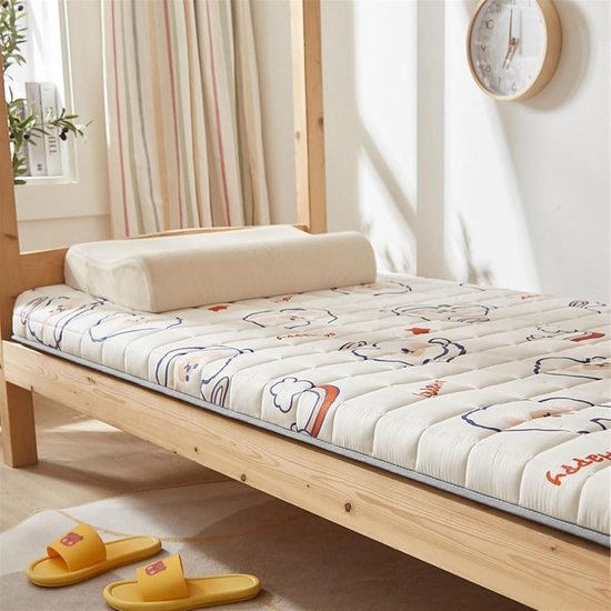 Tatami matras - Vouwmat - Comfortabel slapen - Zachte pluche stof - 90 x 200 cm - A — afbeelding 5