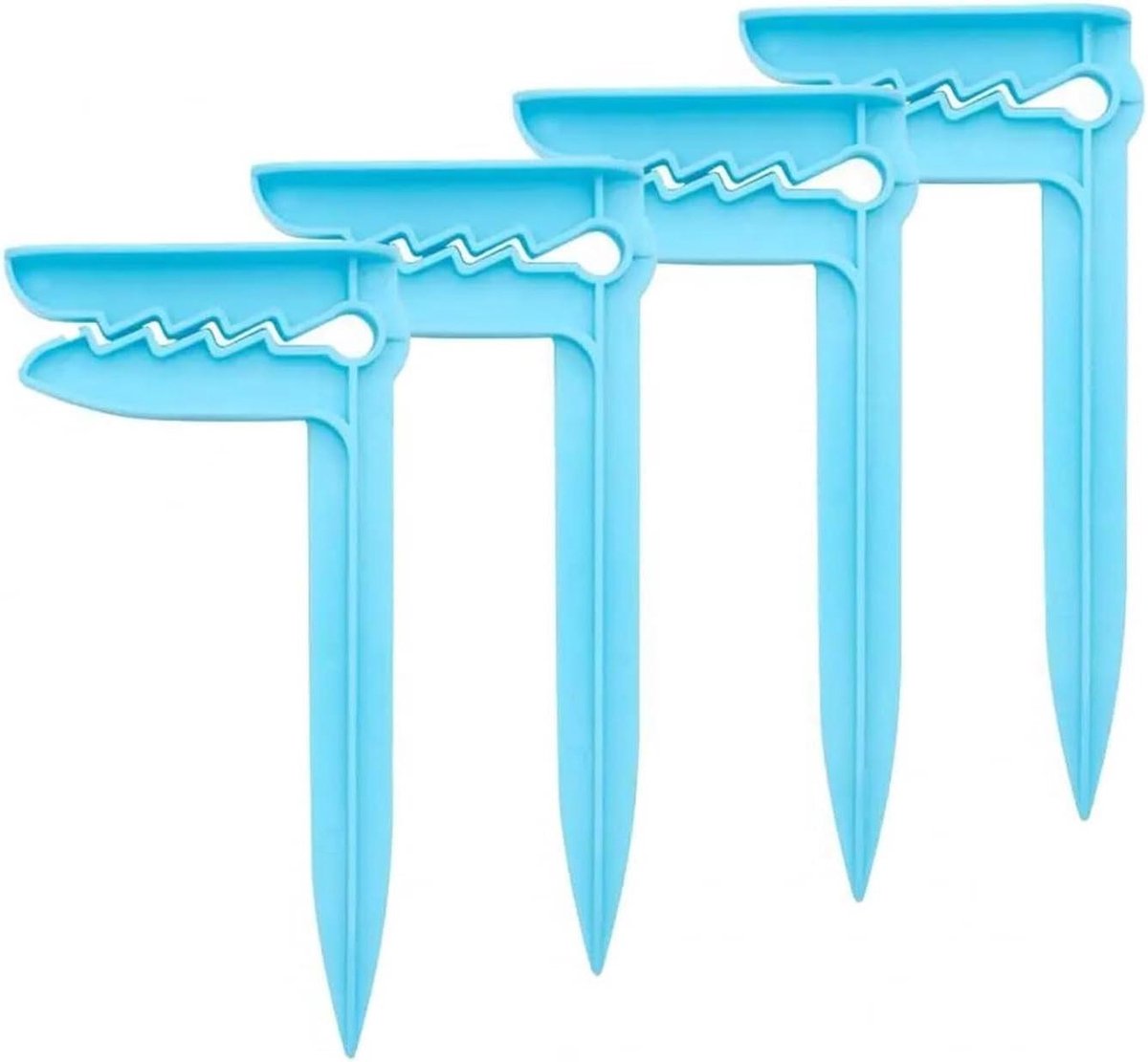 Handdoek Clips - Strand Klemmen - Buiten Gebruik - Veilige Bevestiging - 20 Stuks - Blauw