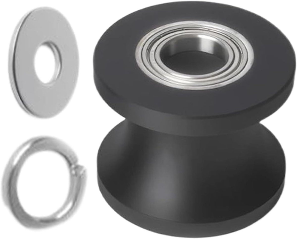 Trainer Roller - Reserveonderdeel Elliptisch - Stil Trainen - Verbeterd Stil Design - 7.1 x 6.8 x 5.8 cm - Zilver