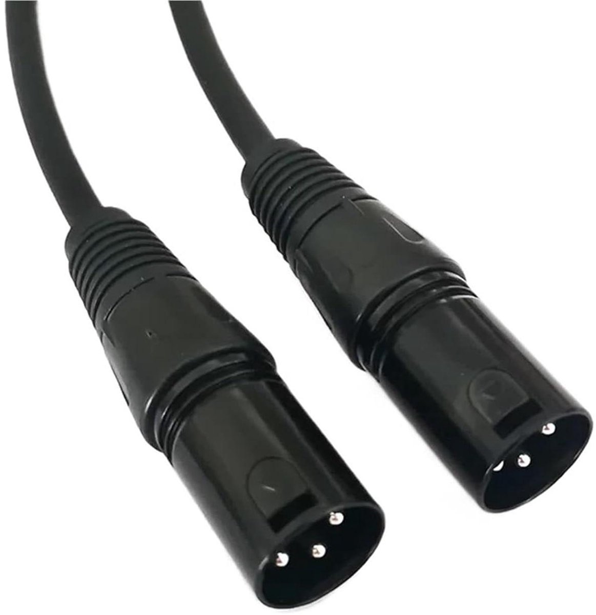 XLR Audiokabel - Microfoon Kabel - Muziek Opnemen - Afgeschermd OFC Koper - Tot 20 Meter - Zwart