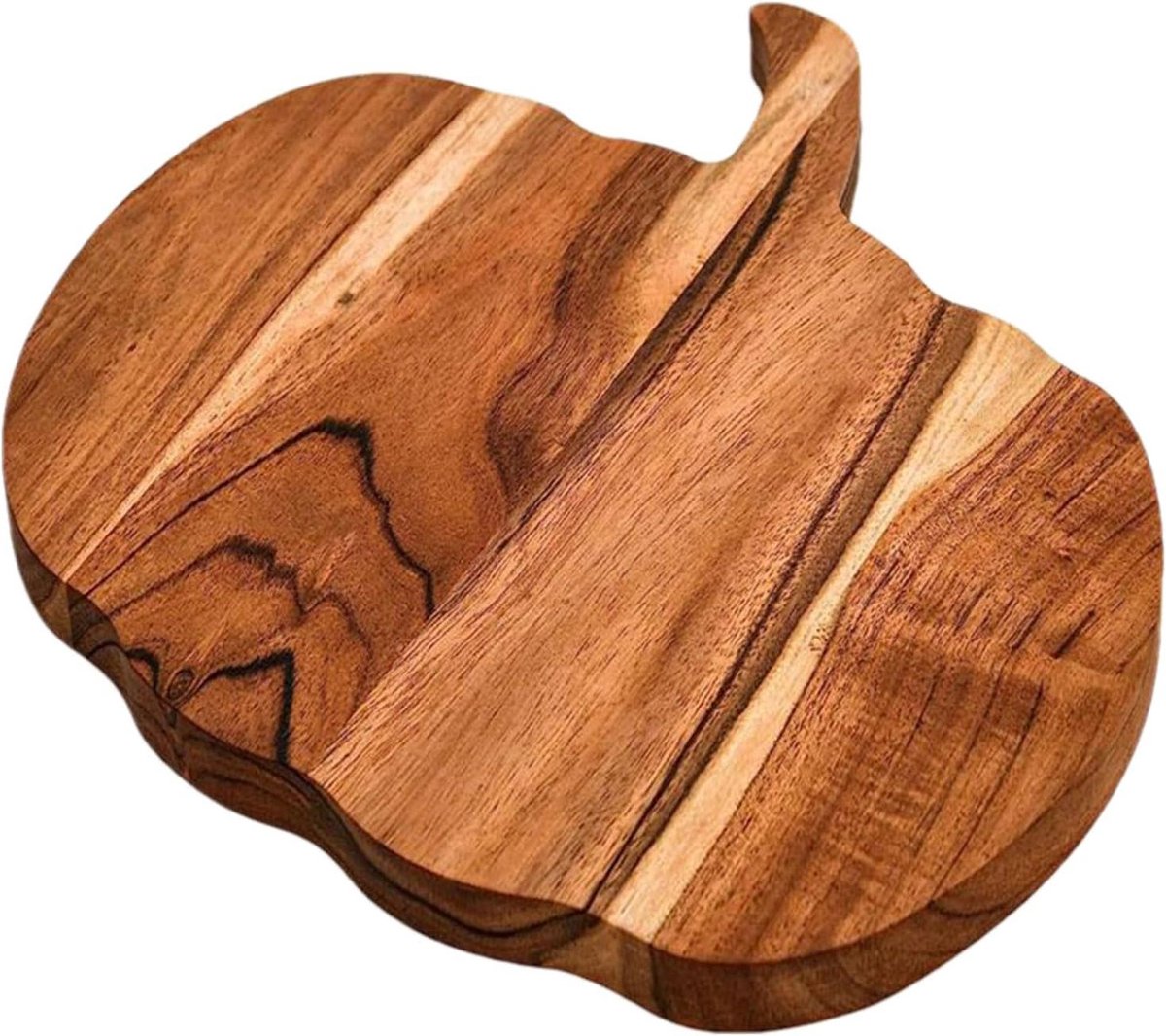 Houten snijplank - Keuken plank - Fruit snijden - Pompoen ontwerp - 33 centimeter - Houtkleur