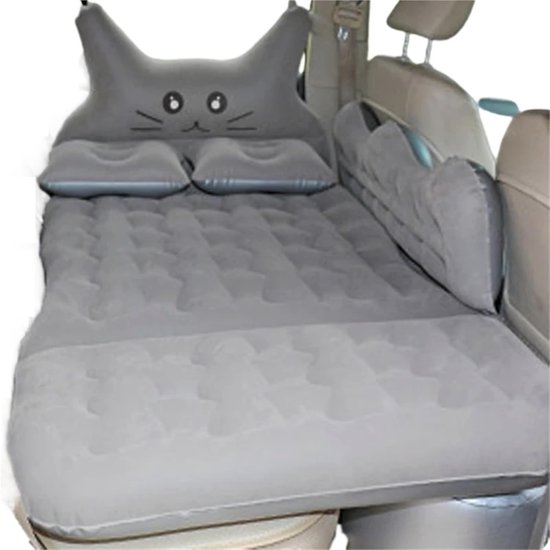 Luchtmatras Auto - Reisbed Kinderen - Comfortabel Slapen - Opvouwbaar Ontwerp - 170x80cm - Beige — afbeelding 2