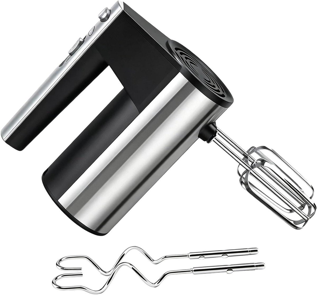 Elektrische Handmixer - Keukenmixer Slagroom - Beslag Maken - 5 Snelheden - 9.5 x 17.5 cm - Meerkleurig