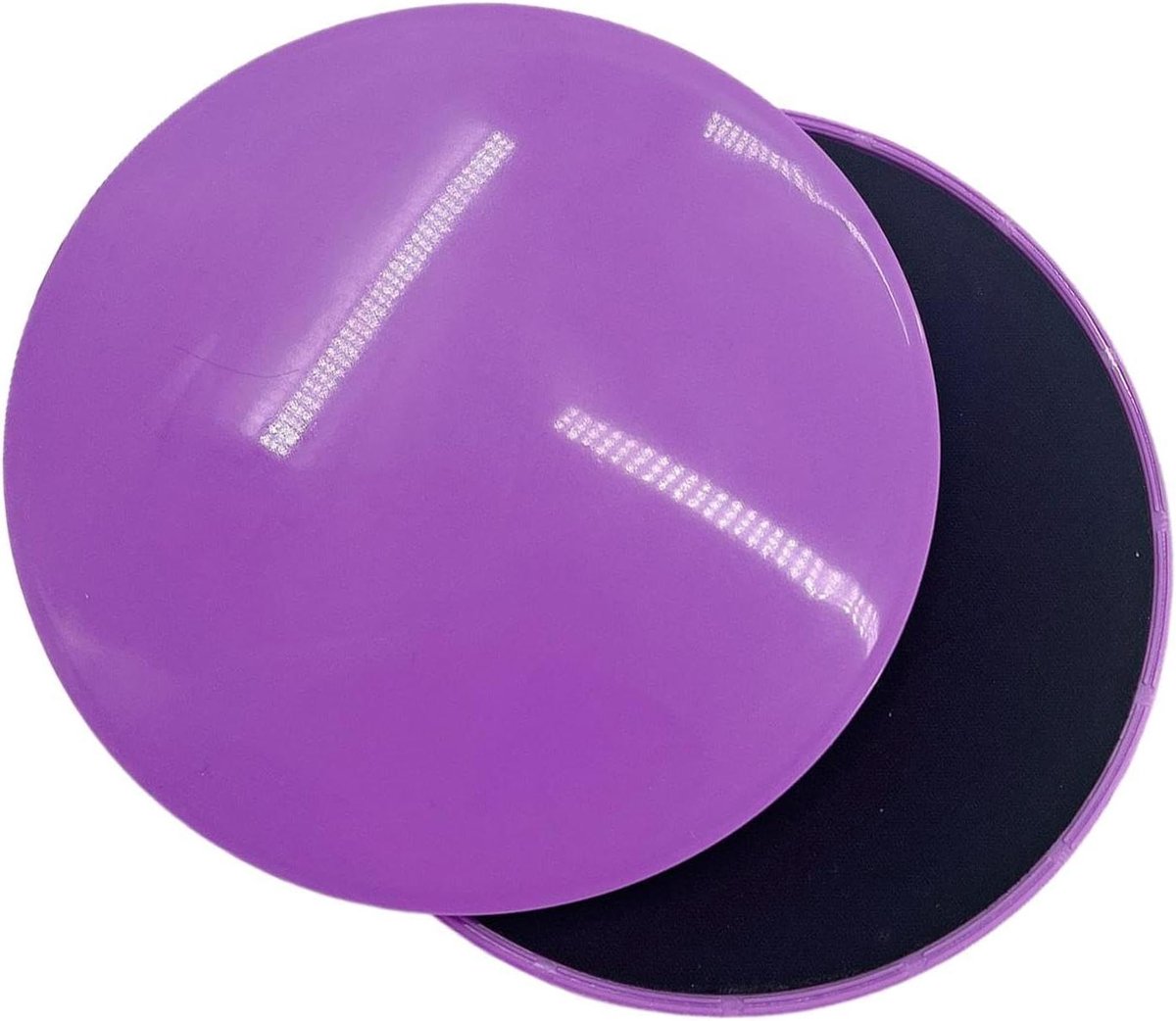 Oefen Wielen - Core sliders - Core training - Dubbelzijdig gebruik - 17 cm diameter - Paars