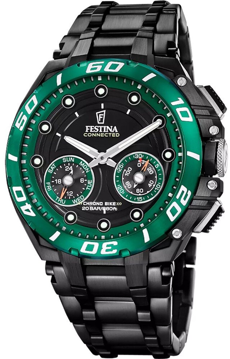 Festina - F20762-2 - Hybirduhr - Heren - Kwarts - Chronograph - Chrono Bike