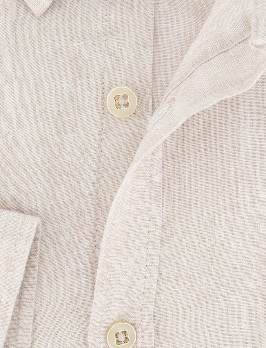 Brax casual overhemd beige