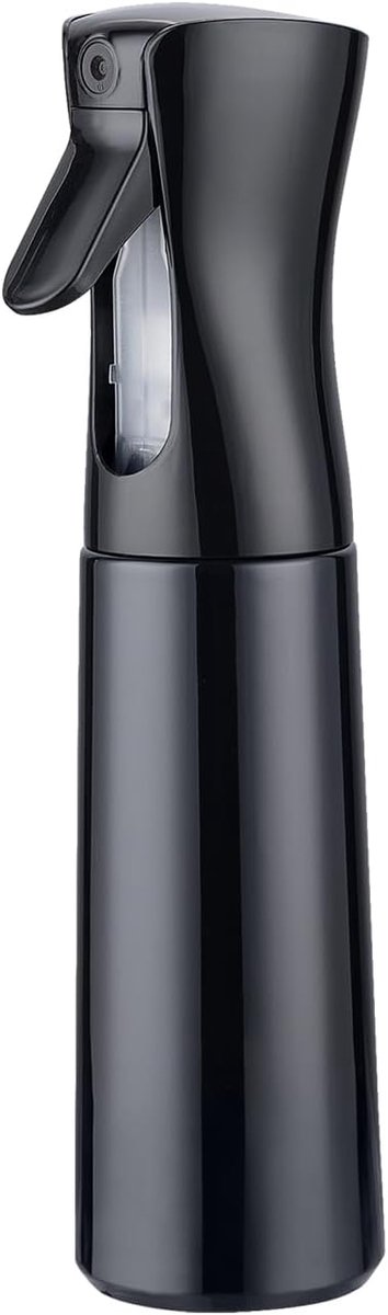 "waterspuit verstuiver 300ml - Zwart kappersspuit water spuit -plantenspuit - voor haar waterverstuiver waterspray krullen waterspuit mist verstuiver - continue fijne nevel - lege - waterspuitflessen "