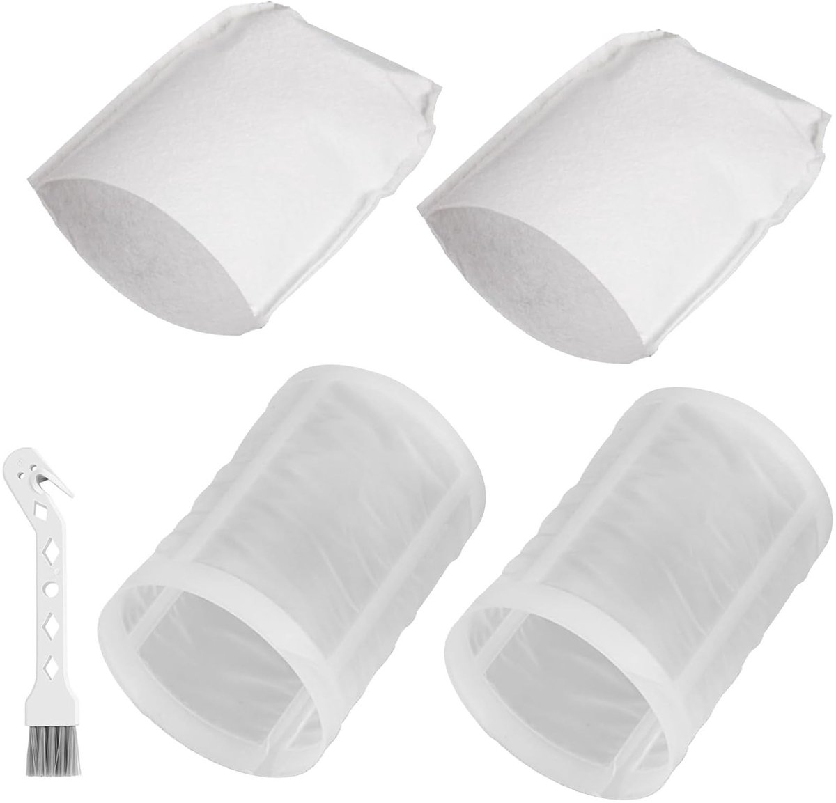Allecto - Filters Makita - Stofzuiger filter set - Inclusief schoonmaakborstel - 5 stuks - Geschikt voor CL100 CL106 CL180 DCL180