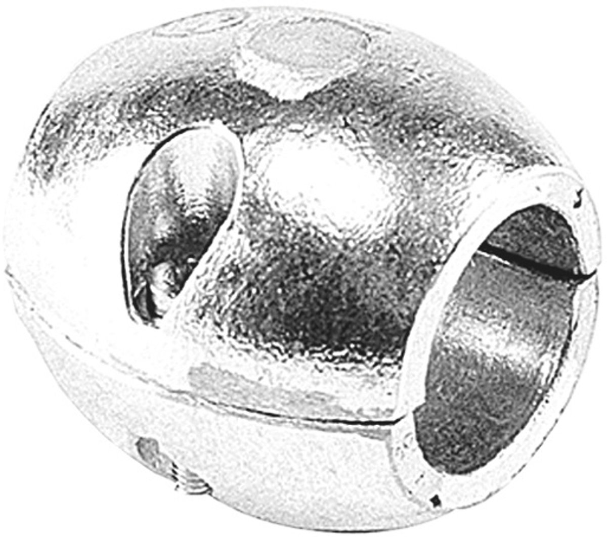 Schroefas Anode Aluminium Bolvorm 30mm