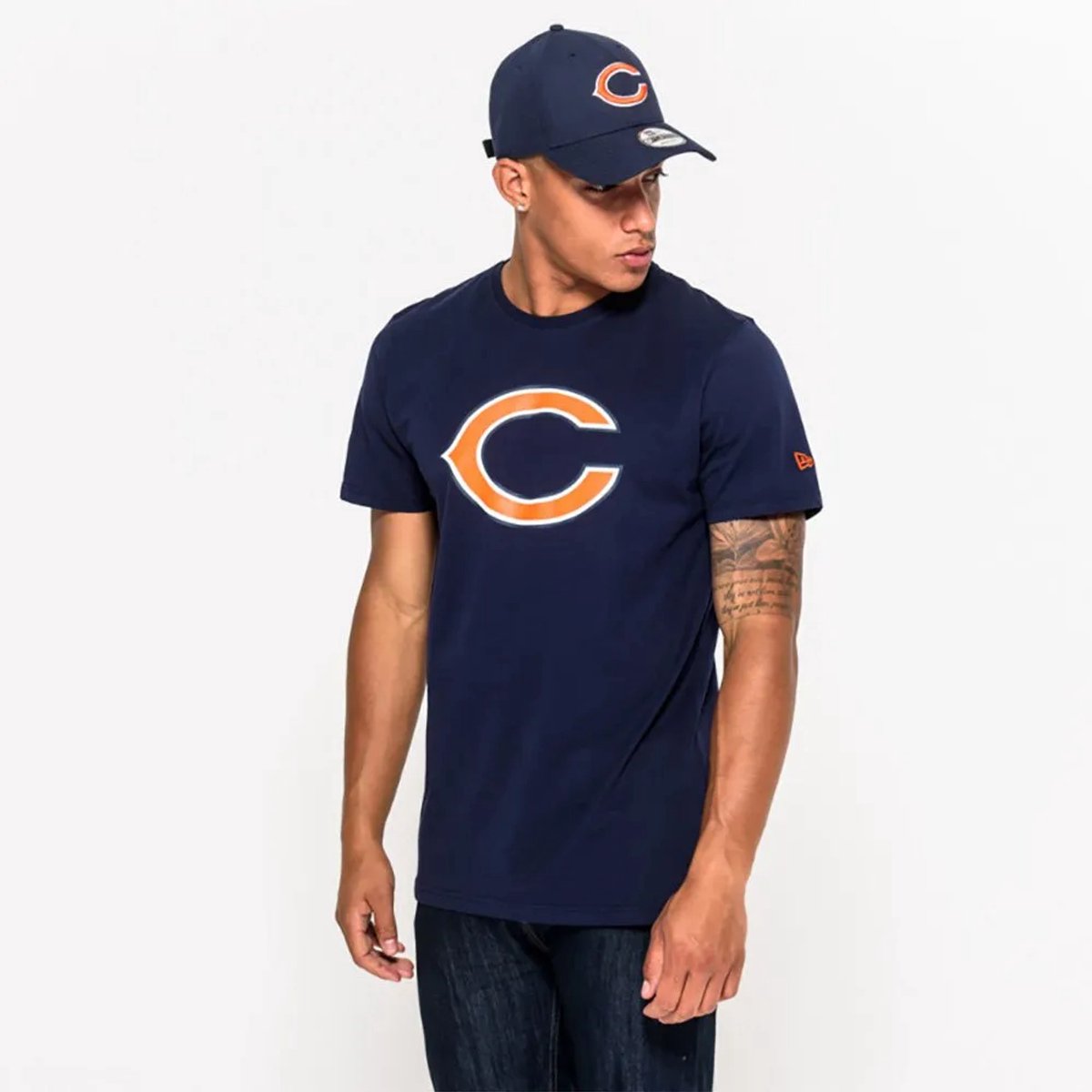 T-shirt Chicago Bears NFL Obsidiaanblauw