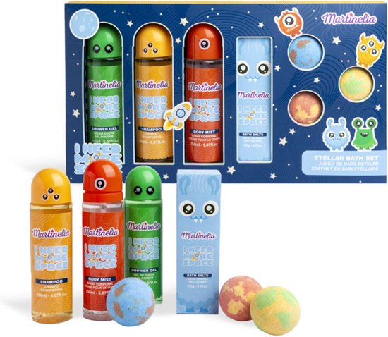 Martinelia Badset - Cadeau voor Kinderen - 7 delig, Ruimte Thema