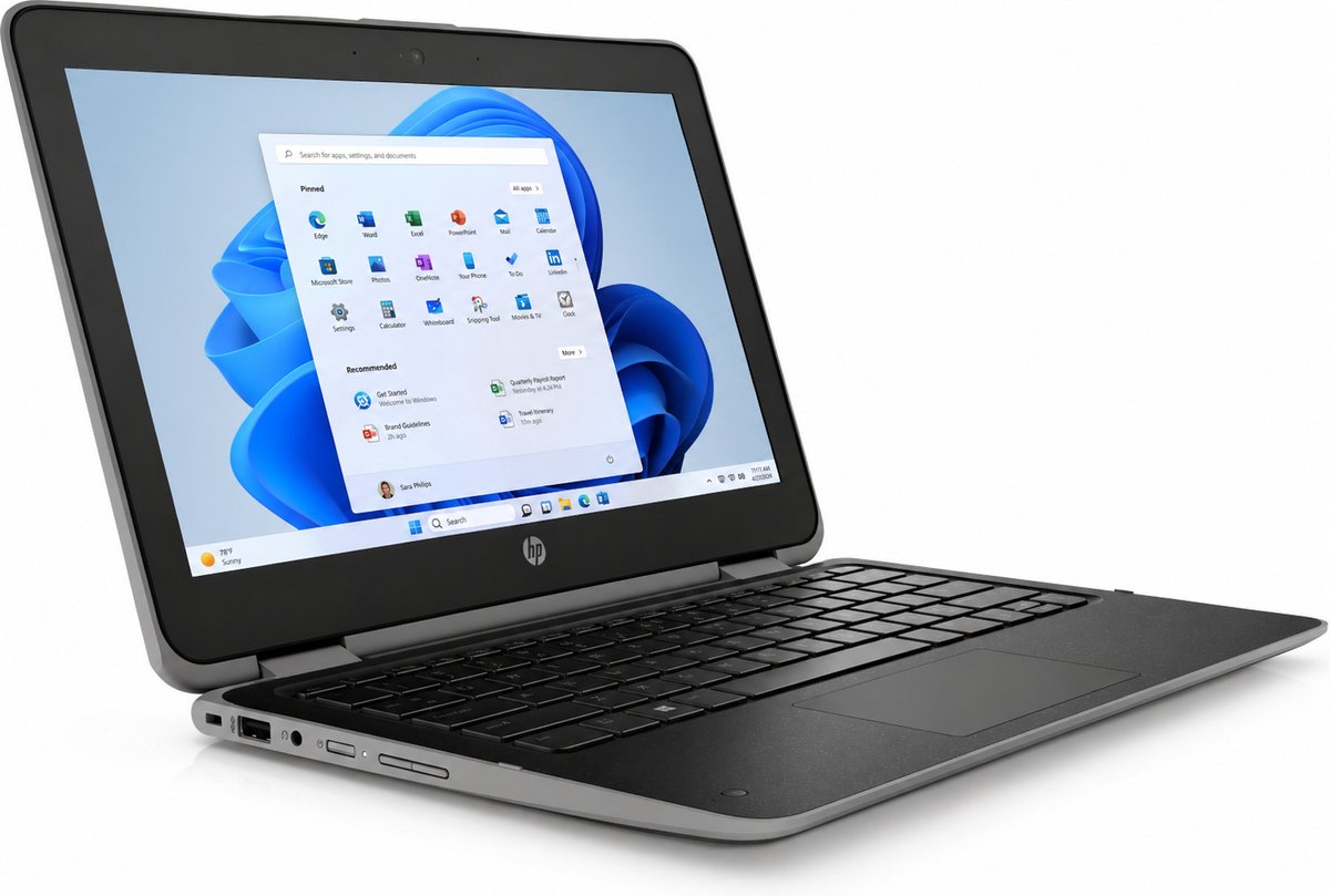 HP ProBook x360 11 G3 EE - 2-in-1 Laptop met Touchscreen - Ideaal voor Studie & Thuisgebruik - 11.6 inch - 256GB SSD - Windows 11 — afbeelding 4