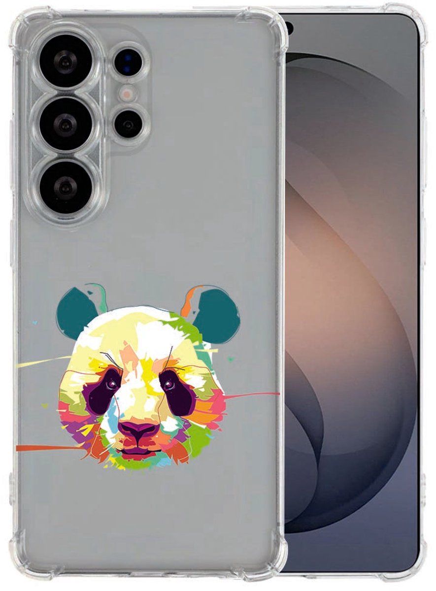 Flexibele back cover Samsung Galaxy S26 Ultra Panda Color Schokbestendig