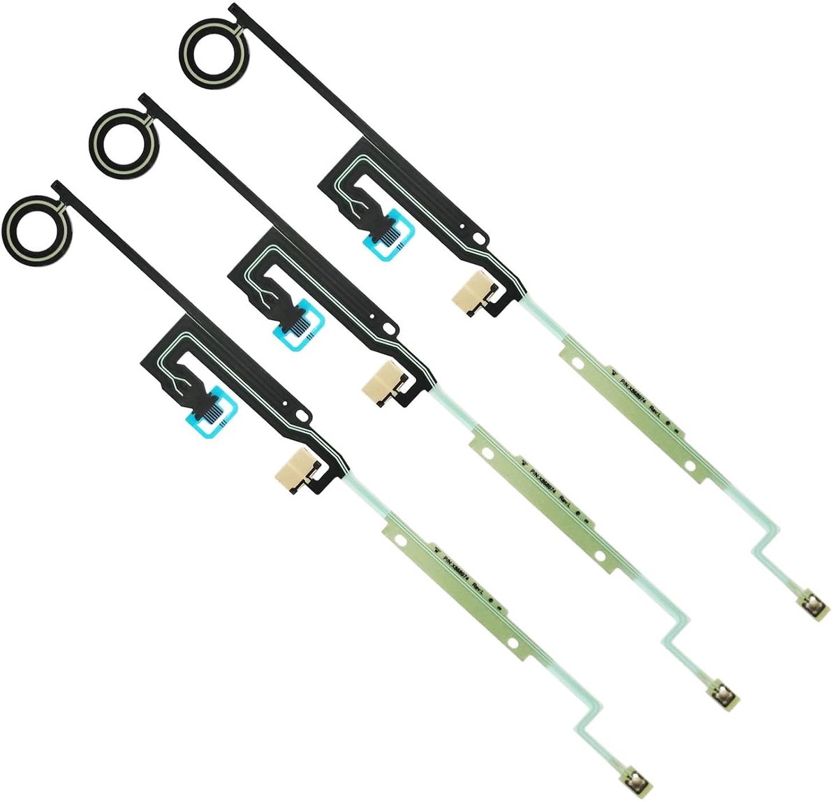 Allecto - Power Switch Flex Ribbon Kabels - Reparatie Onderdelen - 3 Stuks - Geschikt voor Xbox One - Flexibele Kabels - Hoogwaardige Kwaliteit