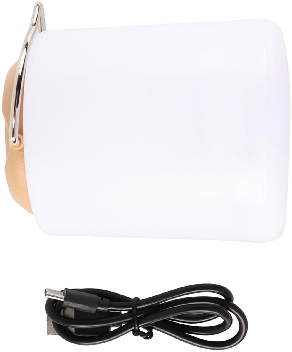 Allecto - Warme USB-oplaadbare Buitenlamp - Waterdichte Kampeerlamp - Ideaal voor Avonturen - Perfect voor Buitenactiviteiten - LED verlichting - G...