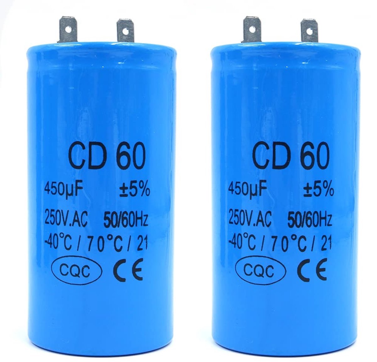 Allecto - Motor Start Capacitor - 450UF Capacitor voor Wasmachines - Hoogwaardige Kwaliteit - Betrouwbare Capaciteit - Efficiënte Motorprestaties -...