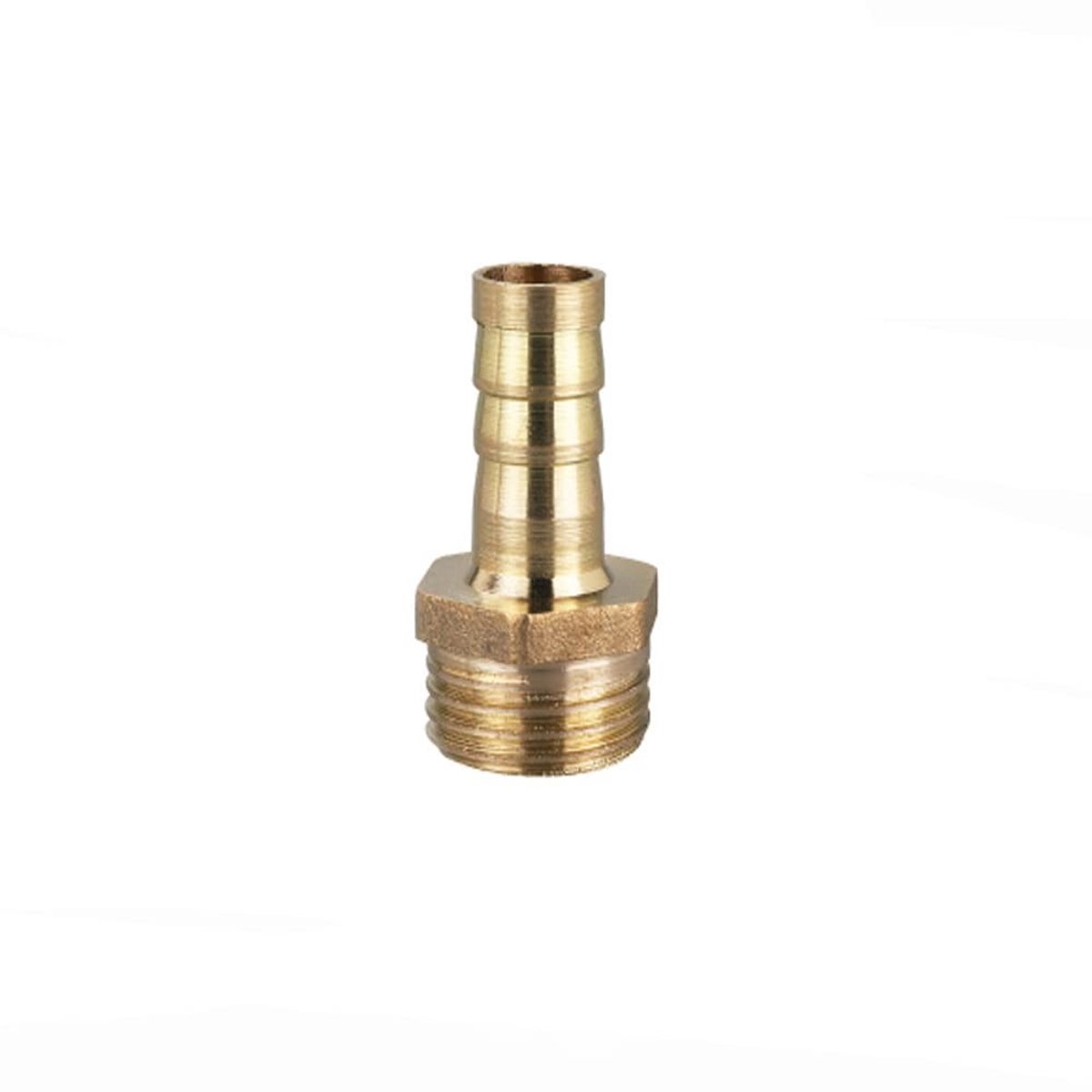 Allecto - Messing Slangkoppeling - 6mm 8mm 10mm 12mm 16mm 19mm 25mm - Barb Mannetje met BSP Draad - Slangkoppeling - Tuinaccessoire - Geschikt voor...