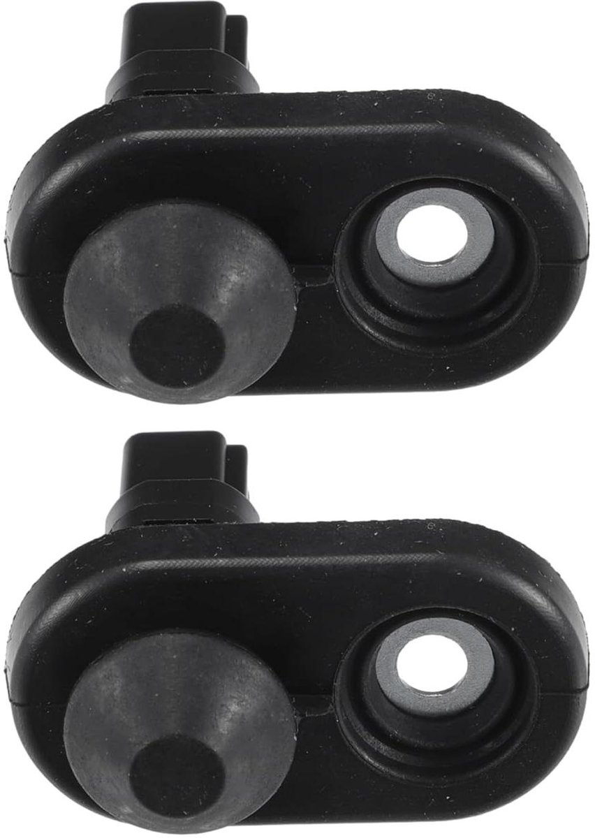 Deurcontact Schakelaars - Voordeur Sensor - Auto Verlichting - Set van 2 - 5.3 cm - Zwart Zilver