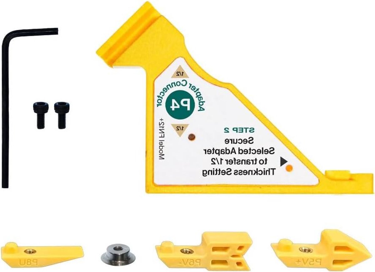 Houtbewerking Precisie Kit - Center Finder Tool - Nauwkeurig Meten - Vier Precisie Tips - 1-2 Voorraaddikte