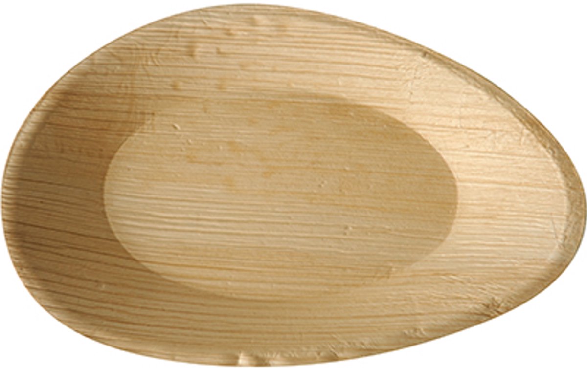 20x 6 Borden palmblad pure ovaal 26 cm x 17 cm x 25 cm