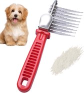 Huisdier Ontklitter - Klitborstel Honden - Vacht Verzorgen - Ergonomisch Handvat - 17.6 x 7.7 cm
