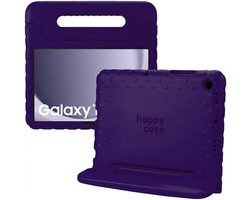 HappyCase Kinder Tablethoes Geschikt voor Samsung Galaxy Tab A11 Plus / Tab A9 Plus | Kindvriendelijke Hoes | Beschemhoes | Kinderhoes | met Handvat en Standaard | Paars