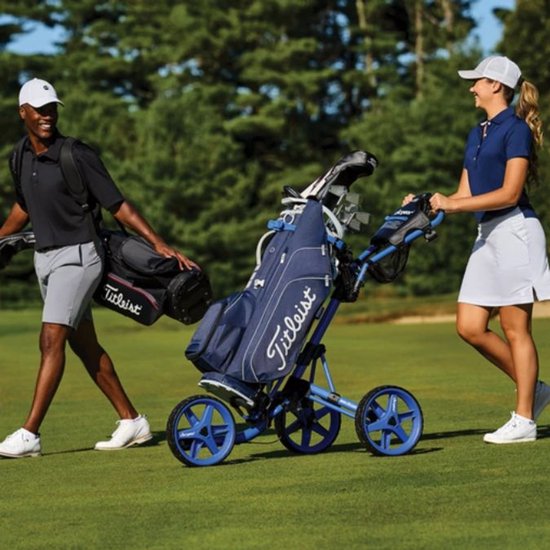 Titleist Hybrid 14 Standbag Navy Marble van Merkloos — afbeelding 2