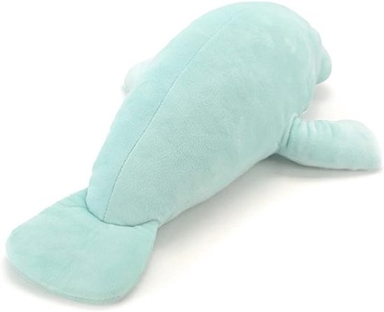 Pluche Lamantijn - Zeekoe Knuffel - Kinderkamer Decoratie - Levensecht Design - 40 cm - Blauw — afbeelding 4