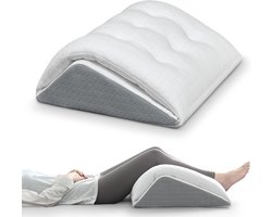 Kniekussen Traagschuim - Aderskussen - Comfortabel Slapen - Tweelaags Design - Standaard - Wit