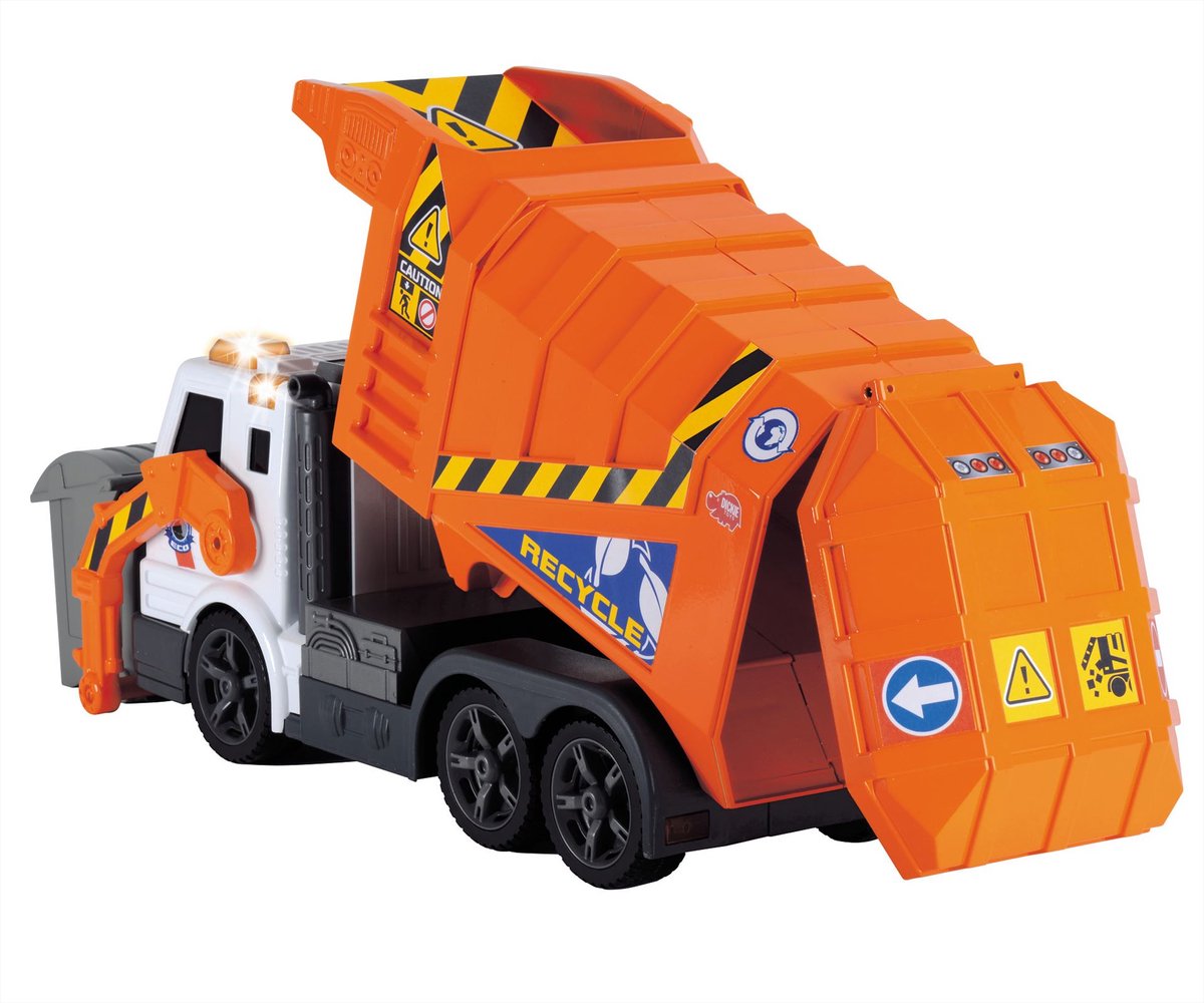 Dickie Toys Vuilniswagen - 46 cm - Geluid & Licht - Speelgoedvoertuig — afbeelding 8