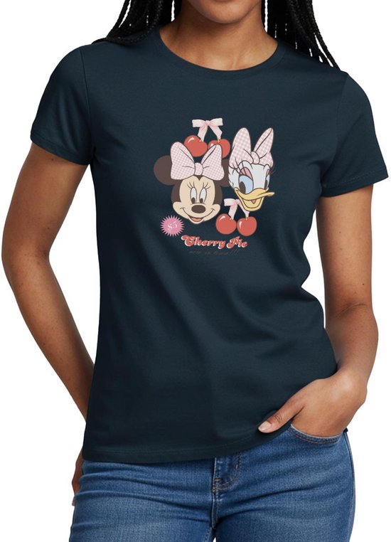 Mickey & Minnie | Cherry Pie Minnie Mouse En Daisy T-Shirt Dames