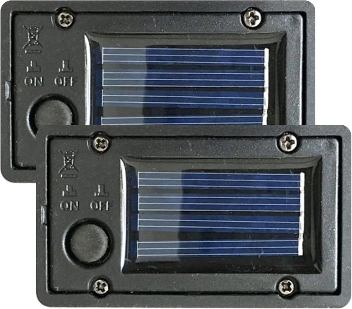Zonnebatterijen Vervanging - Buitenverlichting Onderdelen - Tuinverlichting Reparatie - Waterdichte Batterijdoos - 7x4 cm