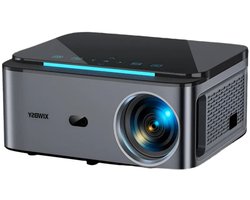 Xiwbsy - Beamer - Projector Beamer - Projector 4k - 1080P - Automatische focus - met WiFi 6 - 25000 Lumens - Buiten- en thuisprojector - Android 4K - Zwart