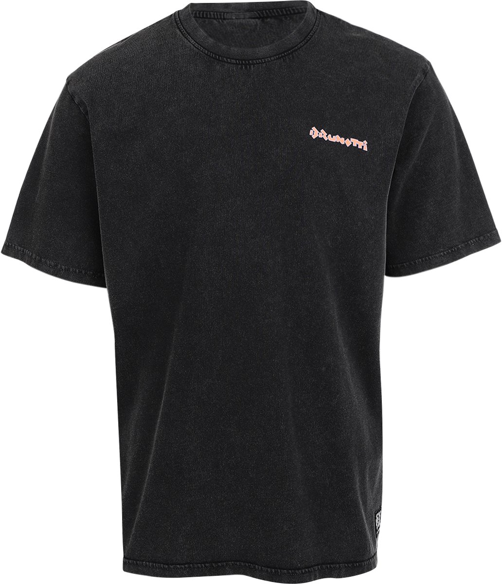 Brunotti High-95 T-Shirt 100% Katoen Relaxed Fit Crewneck M Zwart
