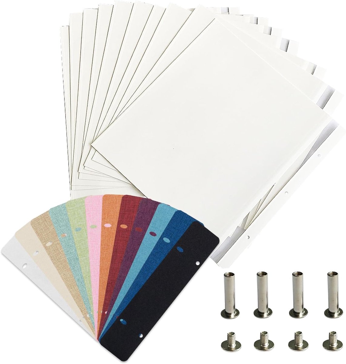 Album Vulling - Extra Bladen - Foto's Inplakken - Zelfklevend - 33x32 cm - Wit