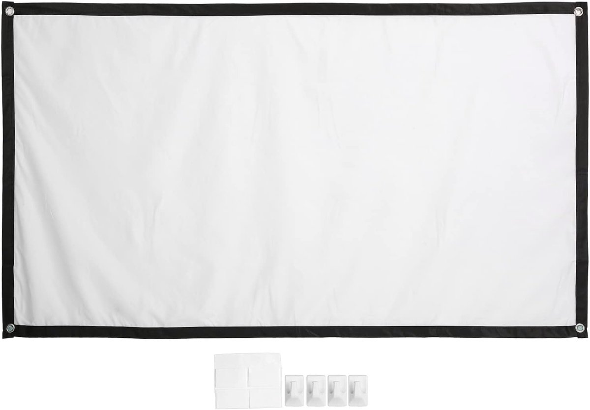 Projectorscherm 60 Inch - Opvouwbaar Scherm - Thuisbioscoop Buiten - Hoge Dichtheid HD - 16:9 Beeldverhouding