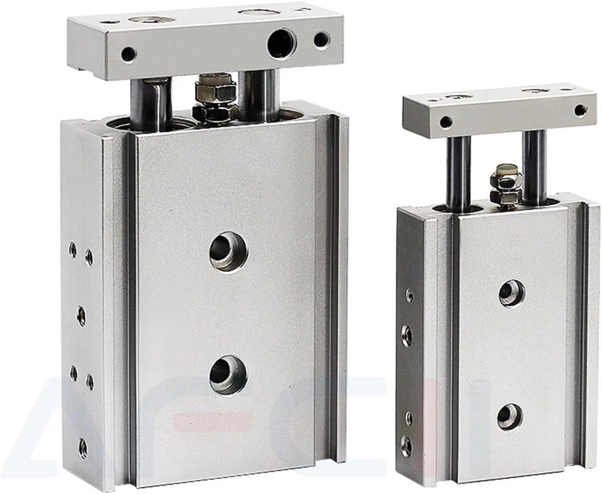 Pneumatische Cilinder - Dubbele Staaf Cilinder - Industriële Automatisering - Met Magneet - 6mm Boring 15mm Slag - Metaal